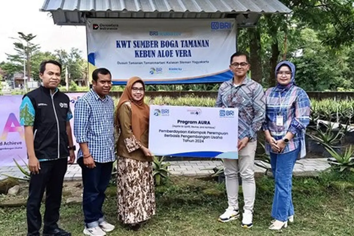 KWT Sumber Boga Tamanan Tumbuh Bersama Dukungan BRI, Perempuan Sleman Berdaya Sukses Budidayakan Lidah Buaya