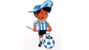 Gauchito adalah Maskot Piala Dunia 1078. Ia Seorang anak laki-laki mengenakan seragam Argentina. Topinya (dengan kata ARGENTINA '78), syal dan cambuk merupakan tipikal dari seorang gaucho (pribumi di Amerika Selatan) (Istimewa).