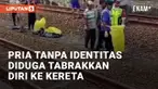 Pria tanpa identitas tertemper kereta di jalur 2 KM 410+0/3 dekat Stasiun Sibalung. Kejadian terjadi Senin (13/1/2025) pukul 11.35 WIB di Desa Sibalung, Banyumas