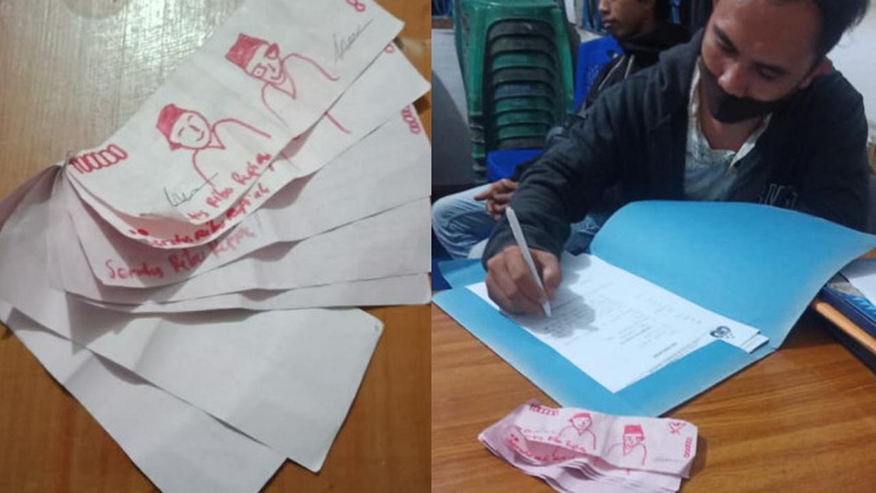 Bernasib Apes, Pria Ini Jual Handphone yang Dibayar Pakai Uang Mainan