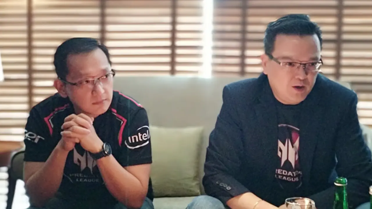 Herbet Ang, President Direktur Acer Indonesia dan Andrew Hou, President Acer Asia Pasifik. Liputan6.com/Jeko Iqbal Reza