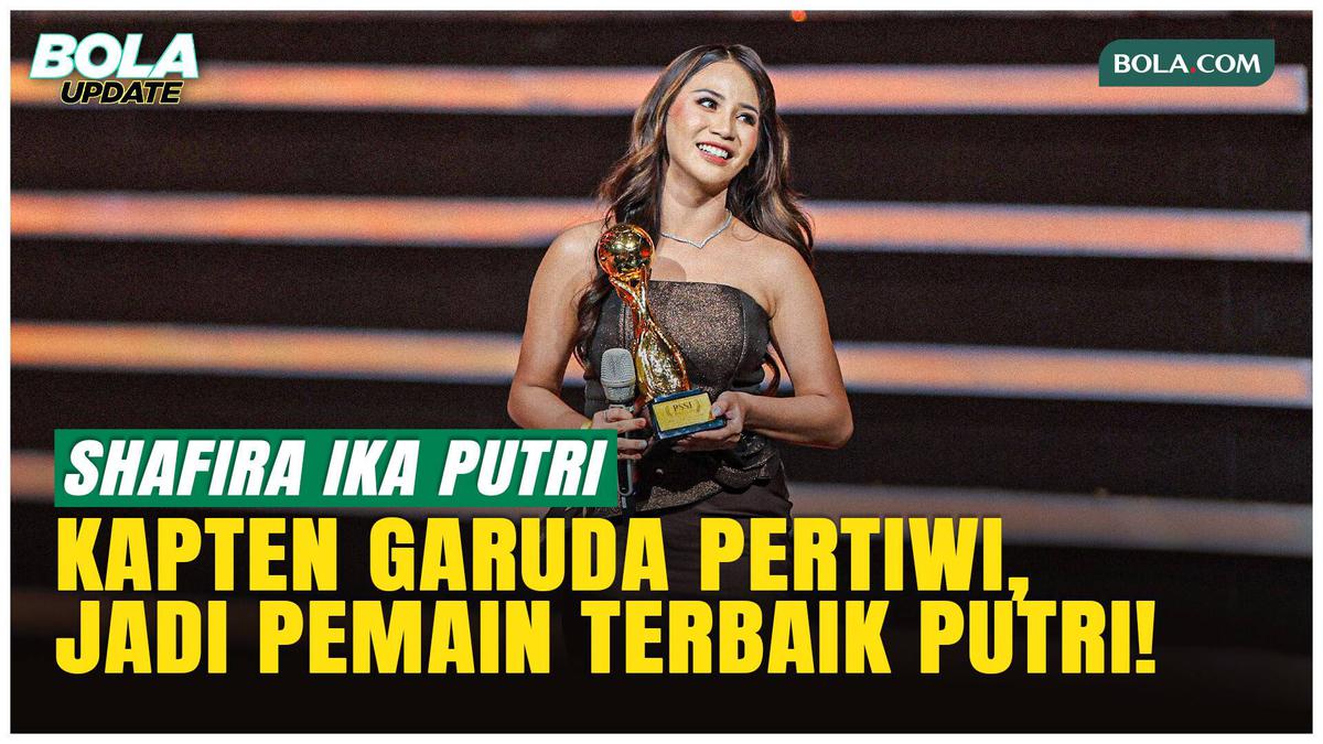 Kapten Garuda Pertiwi Bersinar, Shafira Ika Raih Penghargaan Pemain Terbaik Putri