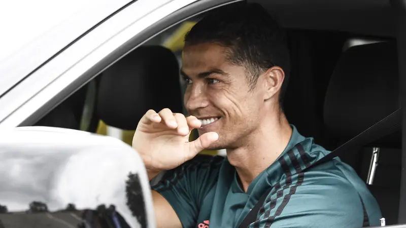 Cristiano Ronaldo Tiba di Pusat Latihan Juventus