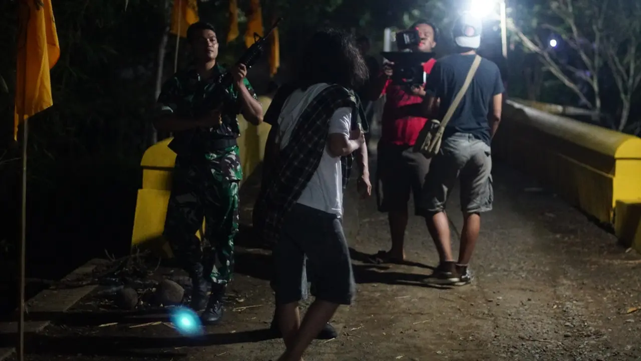 Pengambilan gambar film ABRI Masuk Desa. (Foto: Liputan6.com/CLC Purbalingga/Muhamad Ridlo)