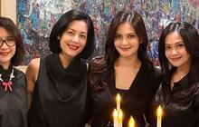 Potret Pesta Ultah Cut Tari Ke-47 Dirayakan Bareng Bestie, Penampilan Kian Stunning - Kompak Pakai Dress Code Hitam