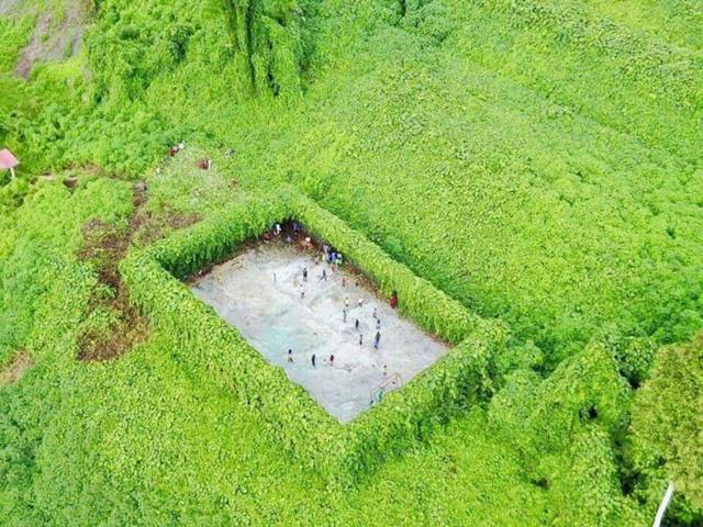 Lapangan sepak bola di Malaysia ini sangat unik dan viral di sosmed | Photo: Copyright odditycentral.com