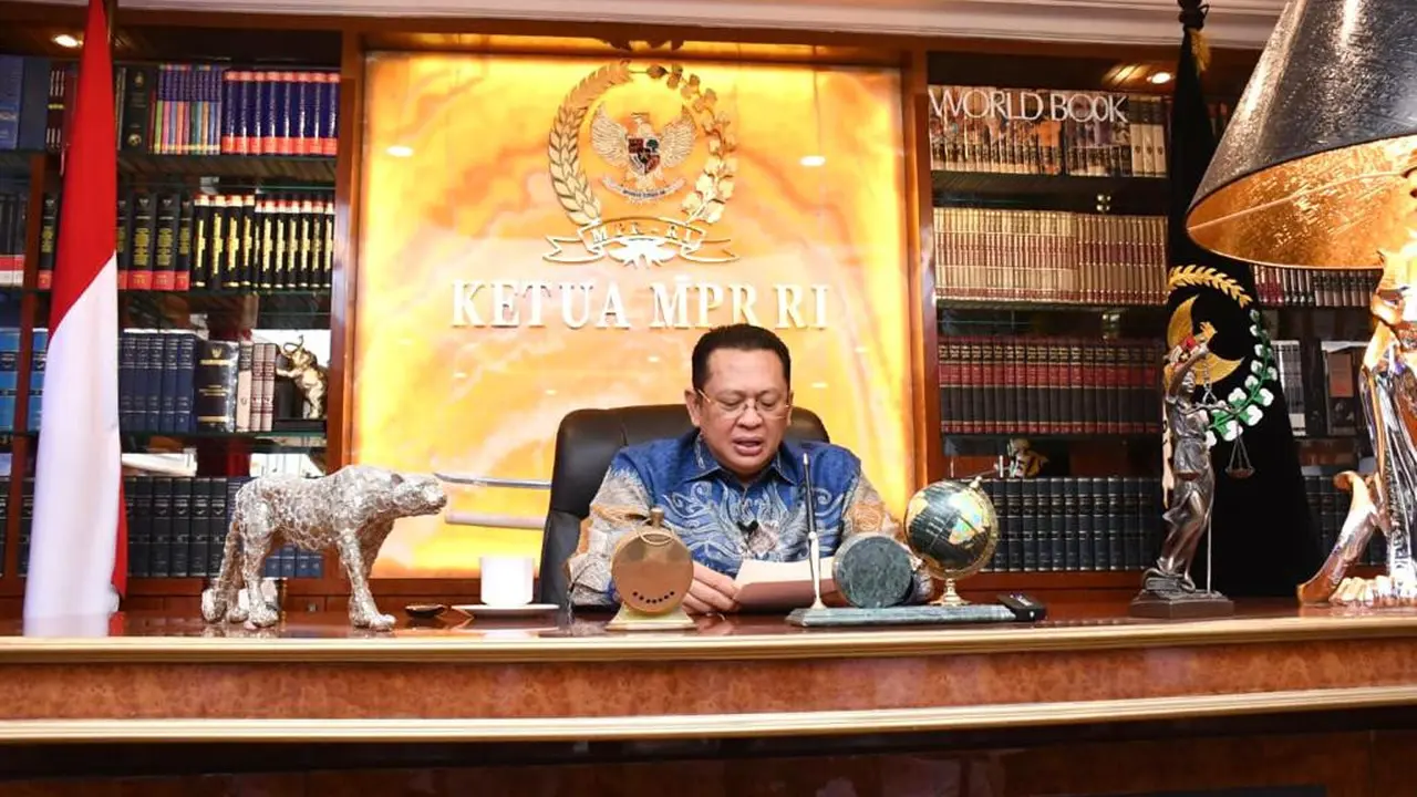 Bamsoet dalam Diskusi Kebhinekaan dan Teater Toleransi Bangsa yang diselenggarakan Inisiator Perjuangan Ide Rakyat (INSPIRA), secara virtual