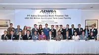 PT Adira Dinamika Multi Finance Tbk (Adira Finance) telah menandatangani perjanjian fasilitas pinjaman sindikasi sebesar USD300 juta di Singapura. (Foto: Adira Finance)
