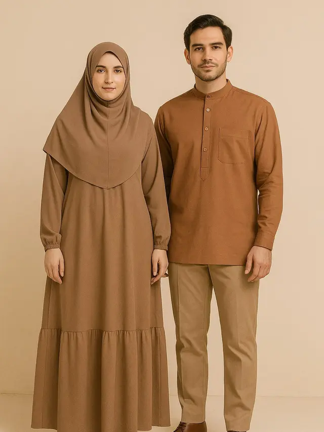 Inspirasi Baju Couple Muslim Syari