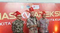 Ganjar Pranowo hadir dalam Rakernas Apeksi di Makassar (Liputan6.com/Fauzan)