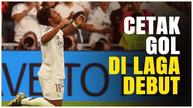 VIDEO: Cetak Gol di Debutnya Bersama Real Madrid, Endrick Disanjung Carlo Ancelotti