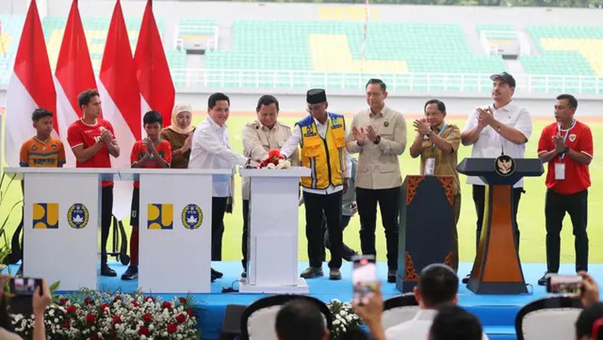 Usai Direnovasi, Presiden Prabowo Resmikan 17 Stadion Berstandar FIFA