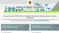PPDB Jogja 2022 telah dibuka hari ini (ppdb.jogjaprov.go.id)