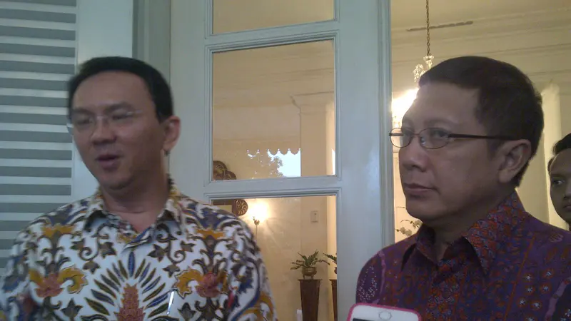 Menag Lukman Hakim Mendadak Temui Ahok 