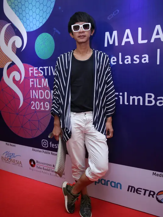 Aming, saat hadir dalam acara pengumuman nominasi Festival Film Indonesia 2019 di Plaza Indonesia, Jakarta, Selasa (12/11/2019). (Adrian Fimela.com)