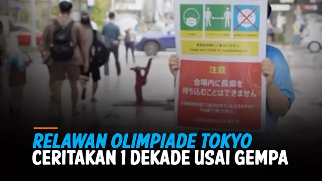 VIDEO: Relawan Olimpiade Berusaha untuk Ceritakan Kisah 1 Dekade usai Gempa