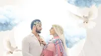 Irish Bella dan Ammar Zoni saling bertatapan dengan mesra. (Foto: Instagram/ fdphotography90)