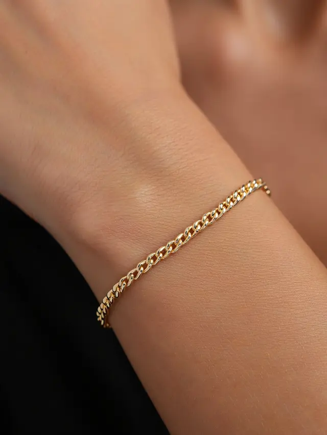 Gelang Emas Rantai Kecil 2 Gram