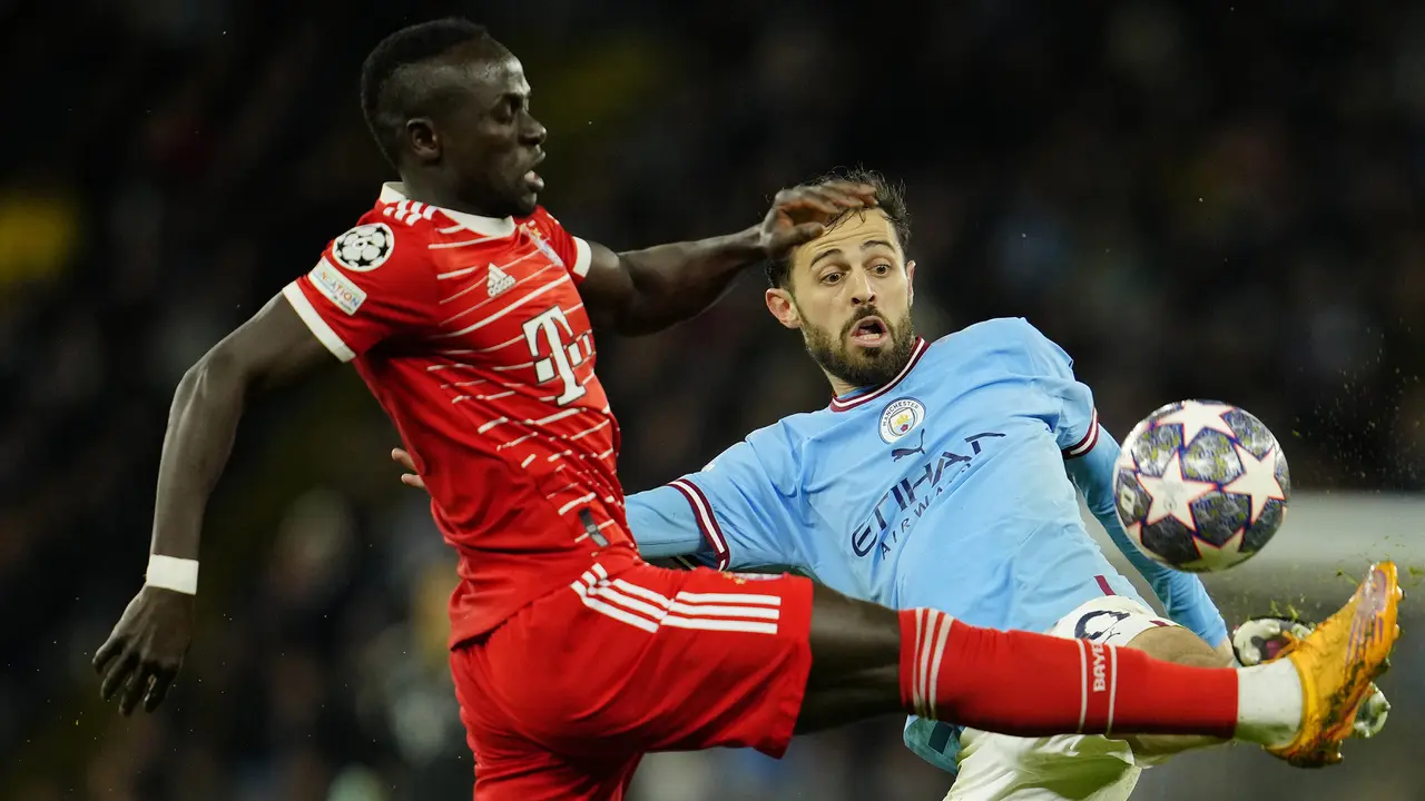Foto: Manchester City Gasak Bayern Munchen di Leg Pertama Perempatfinal Liga Champions, Erling Haaland Kembali Cetak Rekor