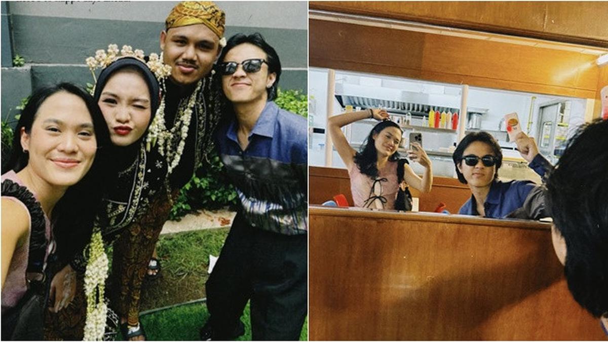 Kondangan Bareng ke Surabaya, Ini 6 Potret Kedekatan Bisma dan Sheryl Sheinafia