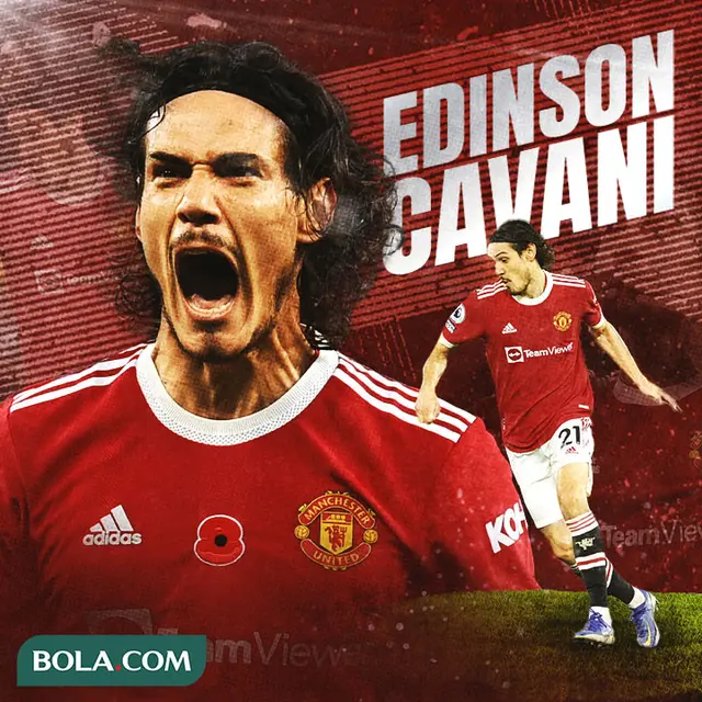 Manchester United - Ilustrasi Edinson Cavani