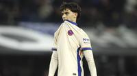 Joao Felix menunjukkan ekspresinya dalam laga Premier League antara Chelsea dan Ipswich Town pada Selasa dini hari, 31 Desember 2024 WIB.