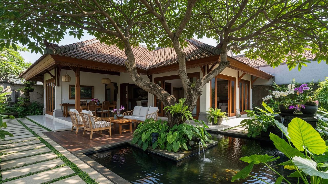 Ide Teras Rumah Hook yang Teduh