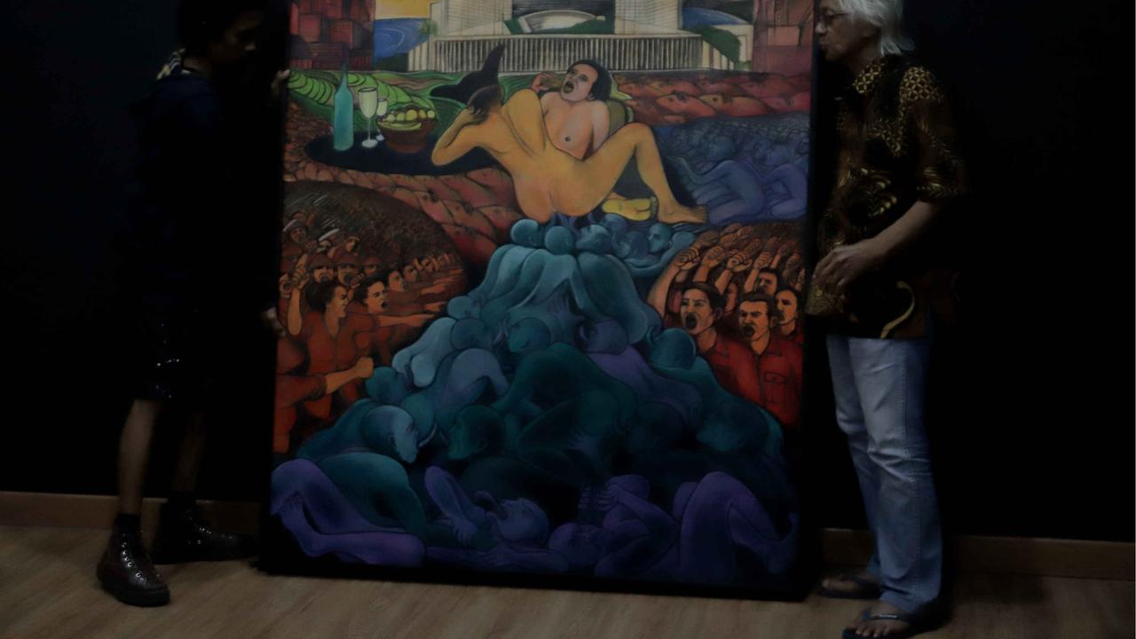 Lukisan Yos Suprapto diturunkan dari Galeri Nasional