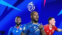 BRI Liga 1 - Charles Lokolingoy, David Da Silva, Leo Gaucho (Bola.com/Adreanus Titus)