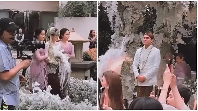 6 Potret Pernikahan Salshabilla Adriani dan Ibrahim Risyad, Terpaut Usia 7 Tahun
