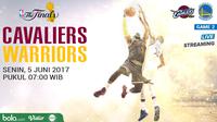 NBA Playoff 2017 Final Game 2 Cavaliers Vs Warriors (Bola.com/Adreanus Titus)