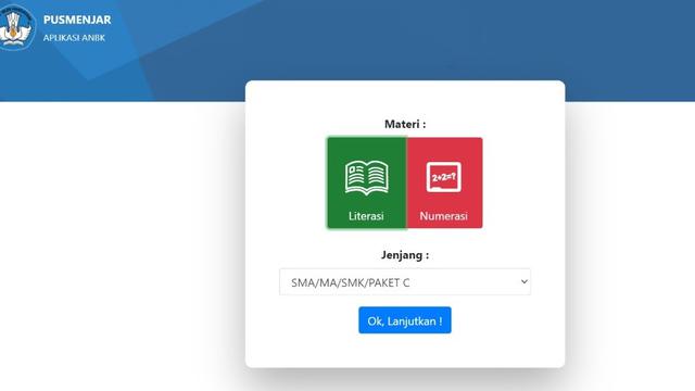 Unduh Latihan Soal ANBK 2022 jenjang SMA/MA/Paket C.