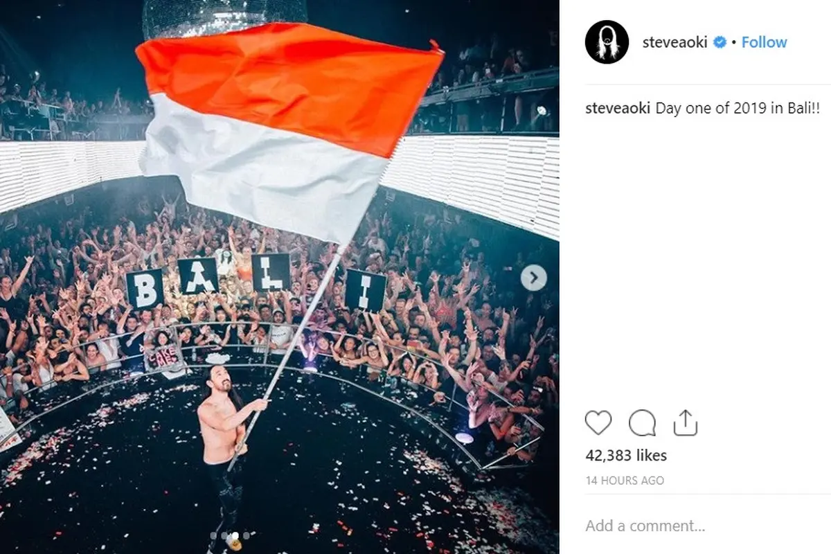 Steve Aoki (Instagram/ steveaoki - https://www.instagram.com/p/BsLbW5SjDmj/)