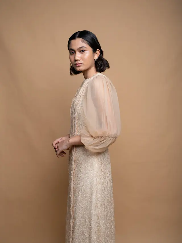 Model Baju Brokat Terusan