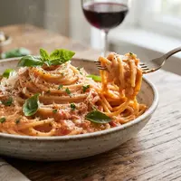 Resep Pasta Saus Tomat Creamy (AI Generated)