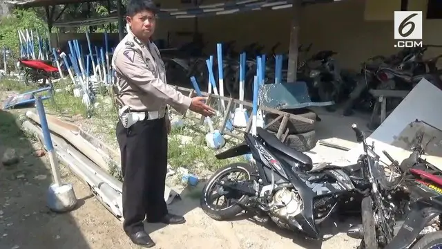 VIDEO: Nahas, Pengendara Motor Tewas Dilindas Truk Gandeng