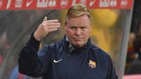 Ronald Koeman memang gagal mengangkat prestasi Barcelona sejak ditunjuk manajemen Barca membesut Blaugrana sejak awal musim 2020/2021. Situasi makin pelik usai Lionel Messi terpaksa hengkang. Sisi positifnya, Koeman sukses memaksimalkan 5 talenta muda yang dipunya. (AFP/APA/Barbara Gindl)