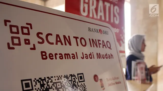 Dorong Penerapan Transaksi Non Tunai, Bank DKI Sosialisasikan Scan to Infaq