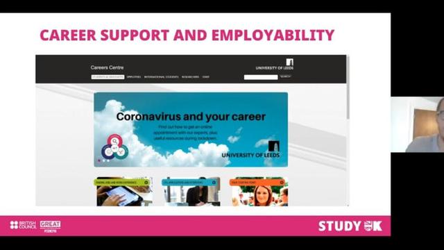 Tangkapan Layar Webinar Study Concert UK