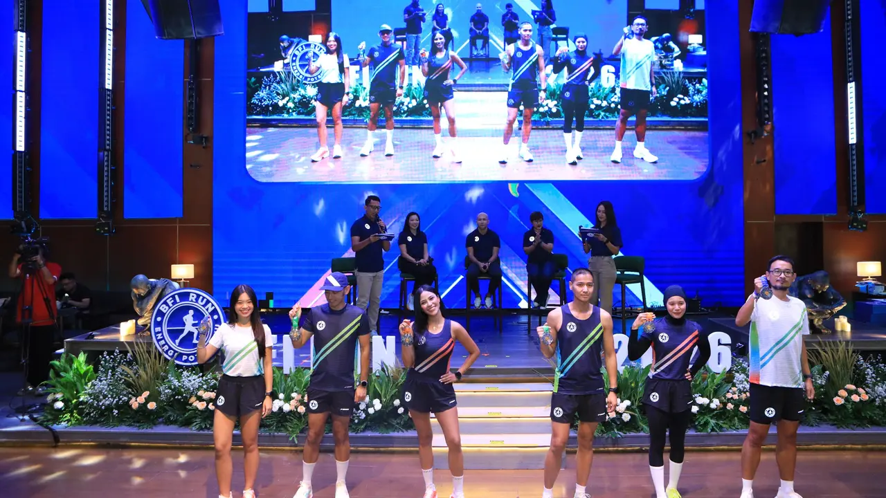 Jersey dan medali BFI Run 2026