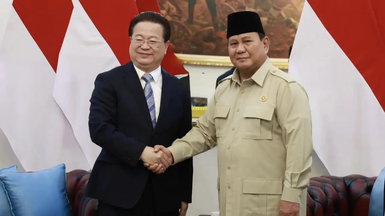 Prabowo Bertemu Menteri Keamanan Negara dari China di Istana Negara