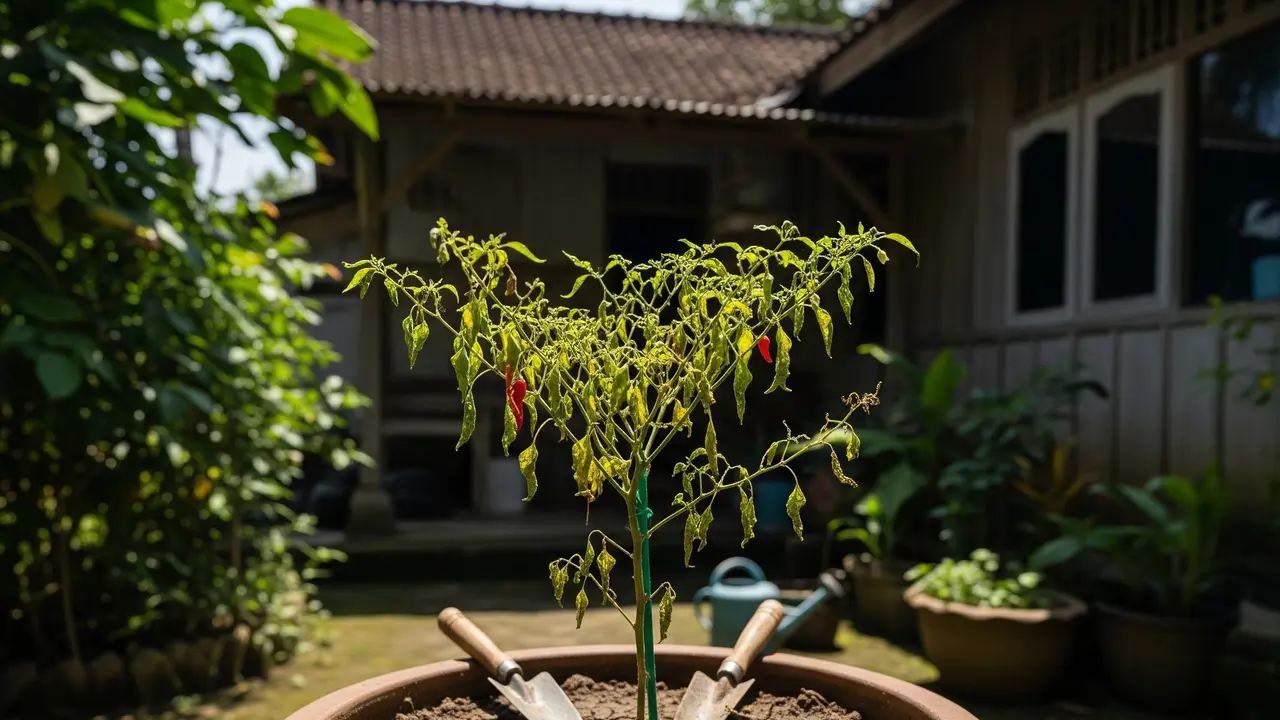 Cara Menyelamatkan Pohon Cabai yang Mulai Layu karena Musim Kemarau