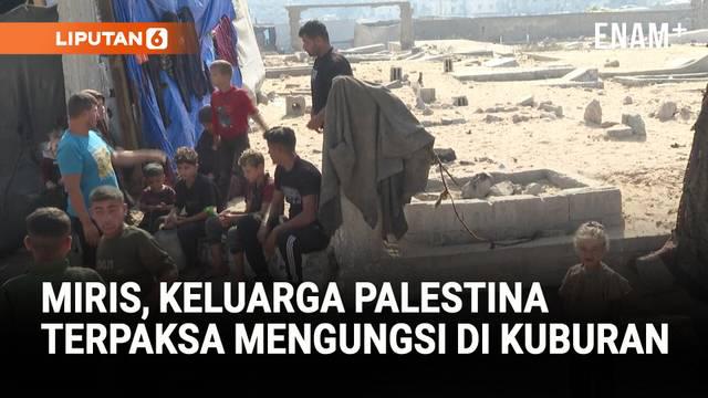 Puluhan keluarga Palestina di Gaza terpaksa hidup di pemakaman karena rumah mereka hancur akibat perang. Meski ada gencatan senjata, banyak yang belum bisa pulang karena daerah asal mereka masih berstatus zona merah. Inilah potret pilu kehidupan peng...