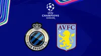 Liga Champions - Club Brugge Vs Aston Villa (Bola.com/Adreanus Titus)