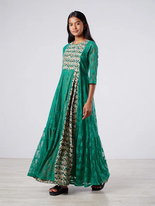 Maxi Dress Batik Brokat