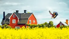Dawid Godziek beraksi di Imagination Park, Swedia pada 14 Juli 2016. (REUTERS)