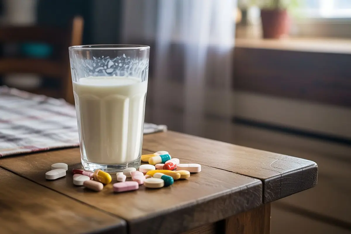 apakah boleh habis minum obat minum susu