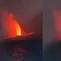 Foto Erupsi Gunung Anak Krakatau saat menyemburkan lava pijar dan abu vulkanik. (Dok Istimewa)