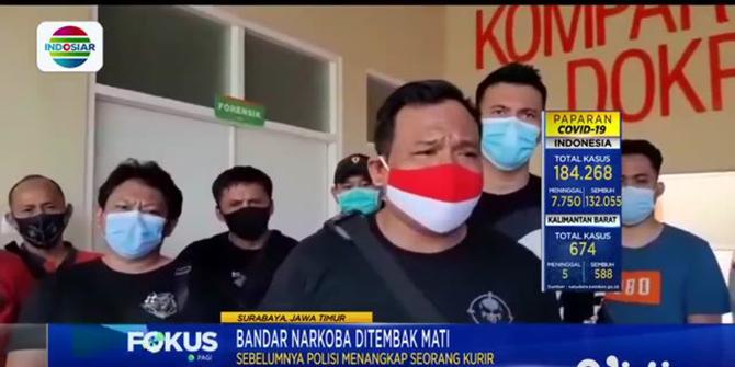 VIDEO: Polisi Tembak Bandar Narkoba asal Surabaya, Sita Sabu 9 Kg