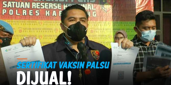 VIDEO: Sertifikat Palsu Covid-19 Dijual di Media Sosial, Begini Penampakannya